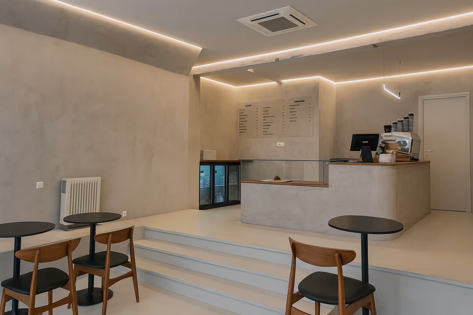 Intérieur du café Kaldi